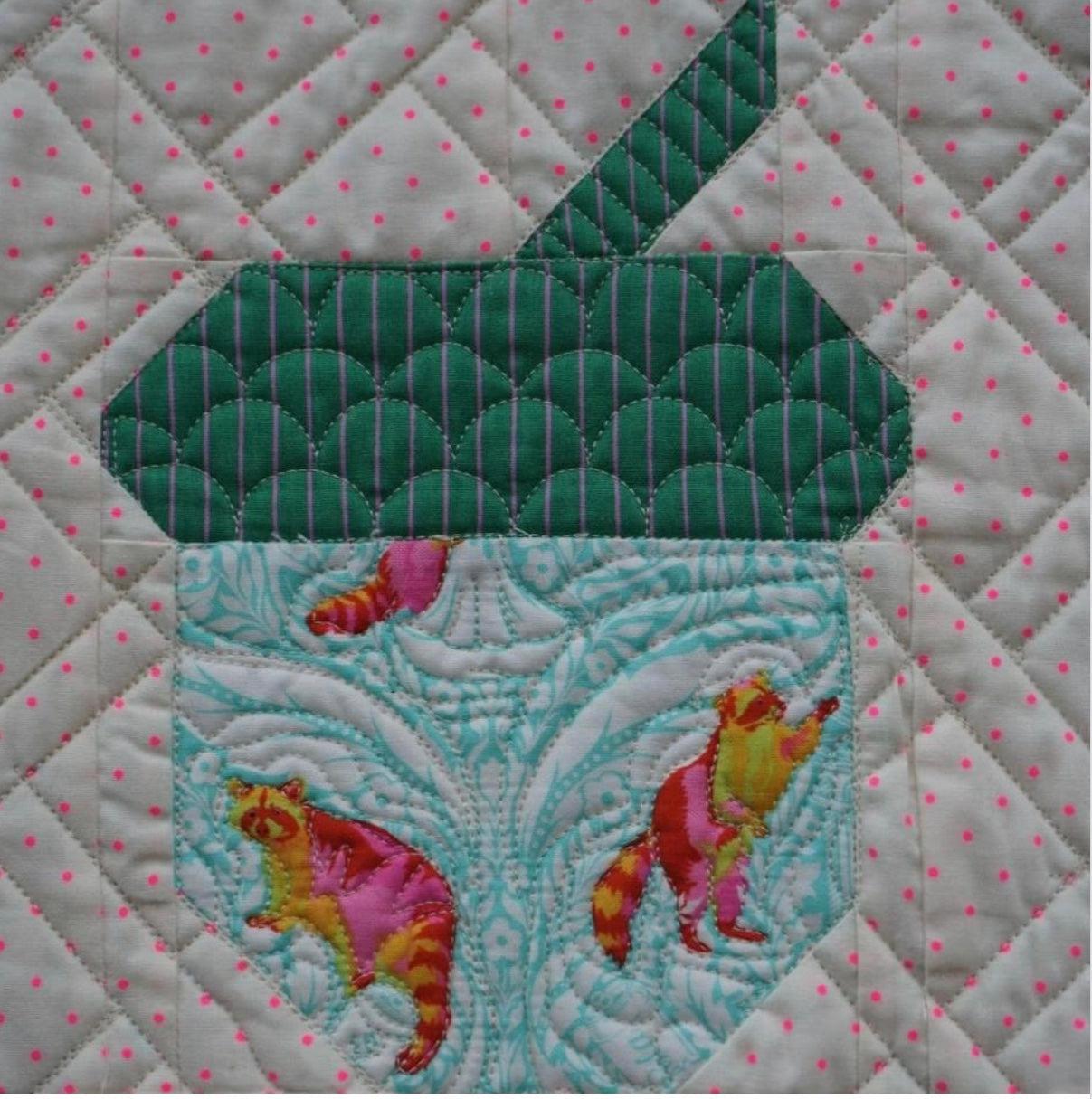 Free Spirit - Tiny Beasts Nutty Quilt Kit by Tula Pink 803081061034 - Quilt  in a Day Fabric Kits