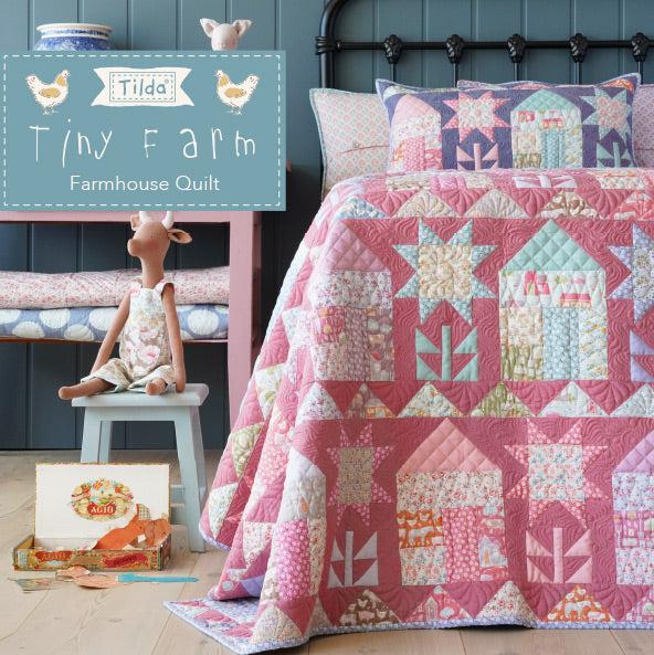 Tiny Farm Farmhouse Quilt Pattern - Digital Download-Tilda Fabrics-My Favorite Quilt Store