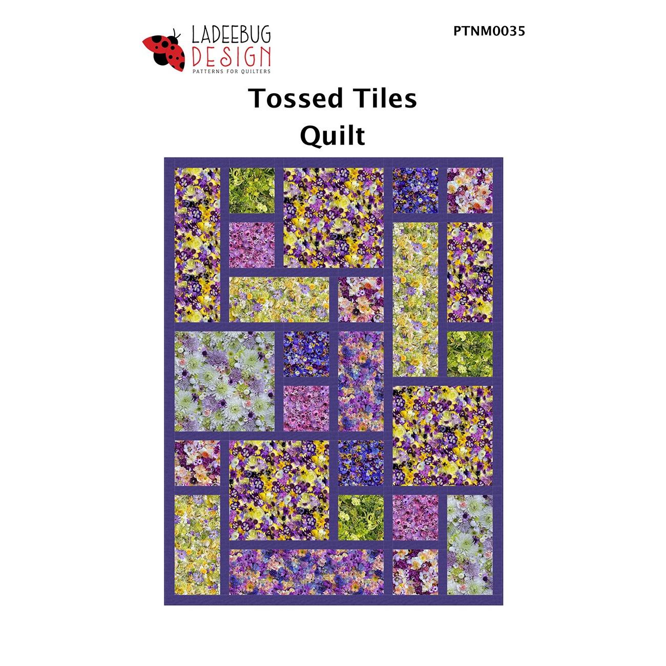 Tossed Tiles Quilt Pattern-Ladeebug Designs-My Favorite Quilt Store