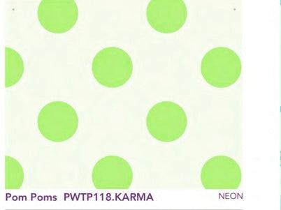 True Colors Neon Karma Pom Poms Fabric-Free Spirit Fabrics-My Favorite Quilt Store