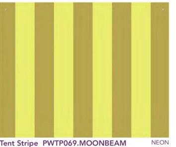 True Colors Neon Moonbeam Tent Stripe Fabric-Free Spirit Fabrics-My Favorite Quilt Store