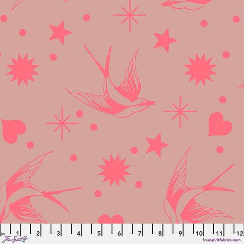 True Colors Neon Nova Fairy Flakes Fabric-Free Spirit Fabrics-My Favorite Quilt Store