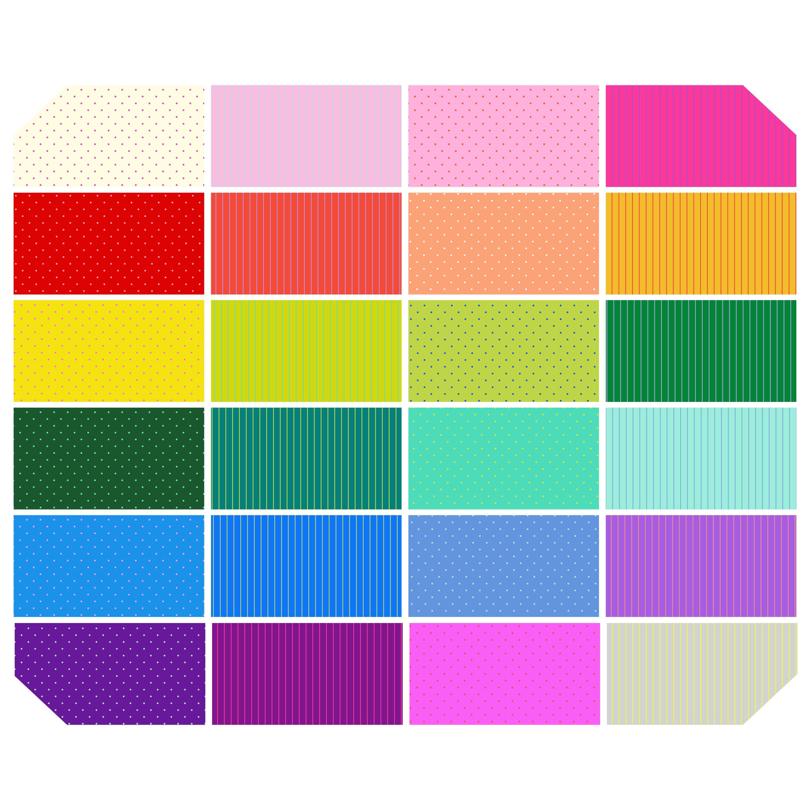 True Colors Tiny 5" Charm Pack-Free Spirit Fabrics-My Favorite Quilt Store