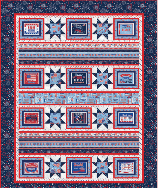 True Hero Pattern-Benartex Fabrics-My Favorite Quilt Store