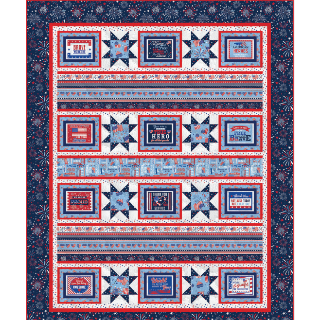 True Hero Pattern-Benartex Fabrics-My Favorite Quilt Store