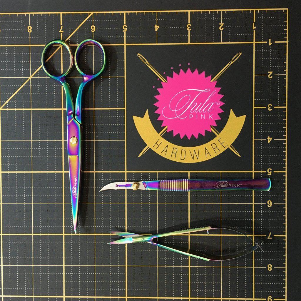 Tula Pink Hardware Sewing Basket Scissor Set
