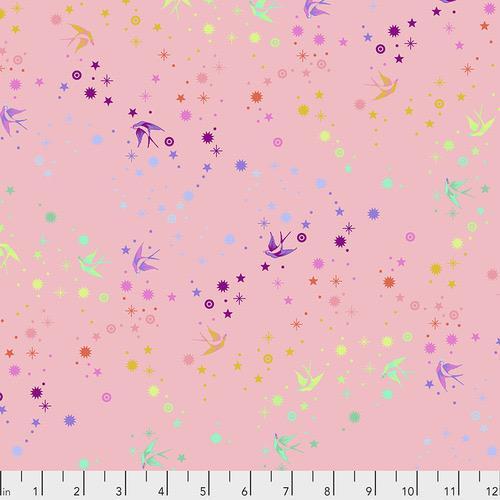 Tula's True Colors Blush Fairy Dust Fabric-Free Spirit Fabrics-My Favorite Quilt Store