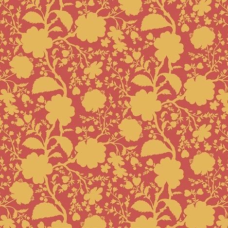 Tula's True Colors Snapdragon Wildflower Fabric