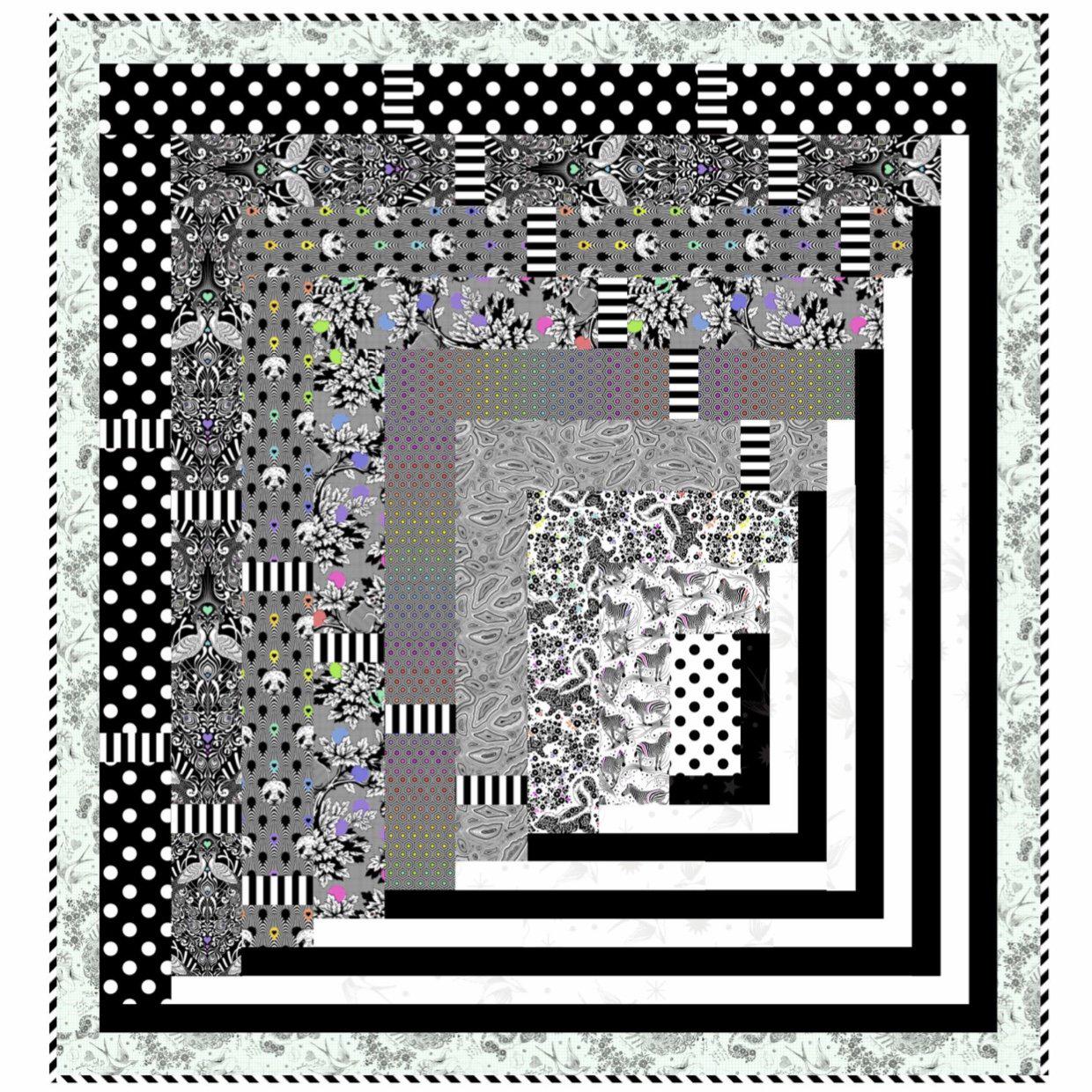 Trippy Quilt Pattern - Paper Pattern (SCQ-123)