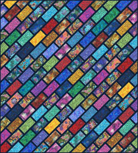 Venice Cobblestone Quilt Pattern - Free Pattern Download-Robert Kaufman-My Favorite Quilt Store