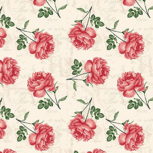 vintage rose fabric