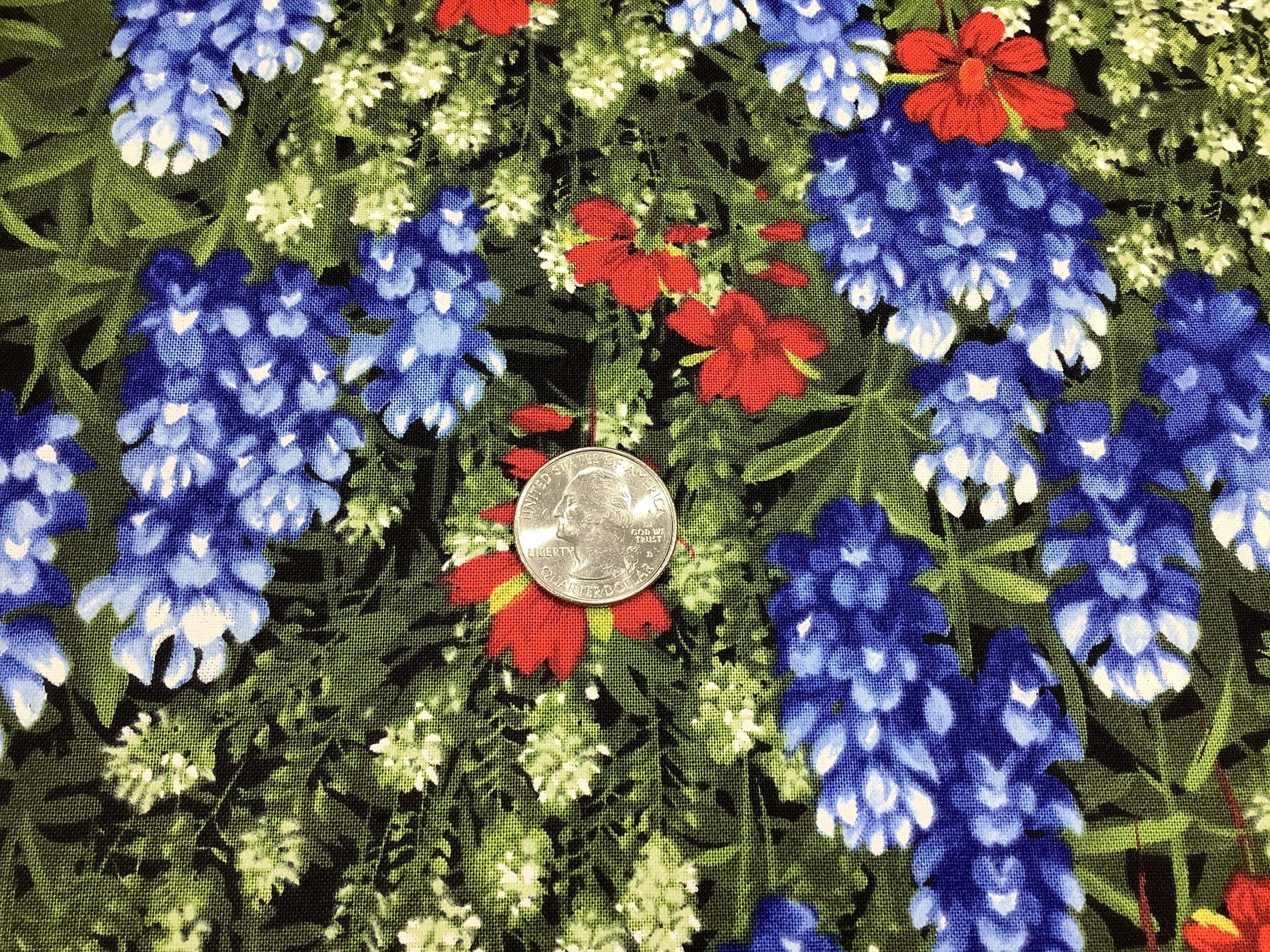 Wildflower Bluebonnet Favorite Fabric-Moda Fabrics-My Favorite Quilt Store