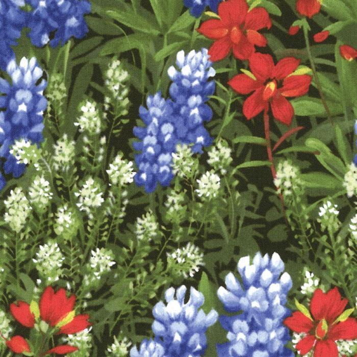 Wildflower Bluebonnet Favorite Fabric-Moda Fabrics-My Favorite Quilt Store