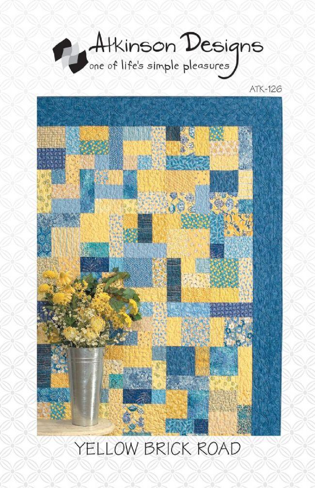 Yellow Brick Road Quilt Pattern-Atkinson Designs-My Favorite Quilt Store