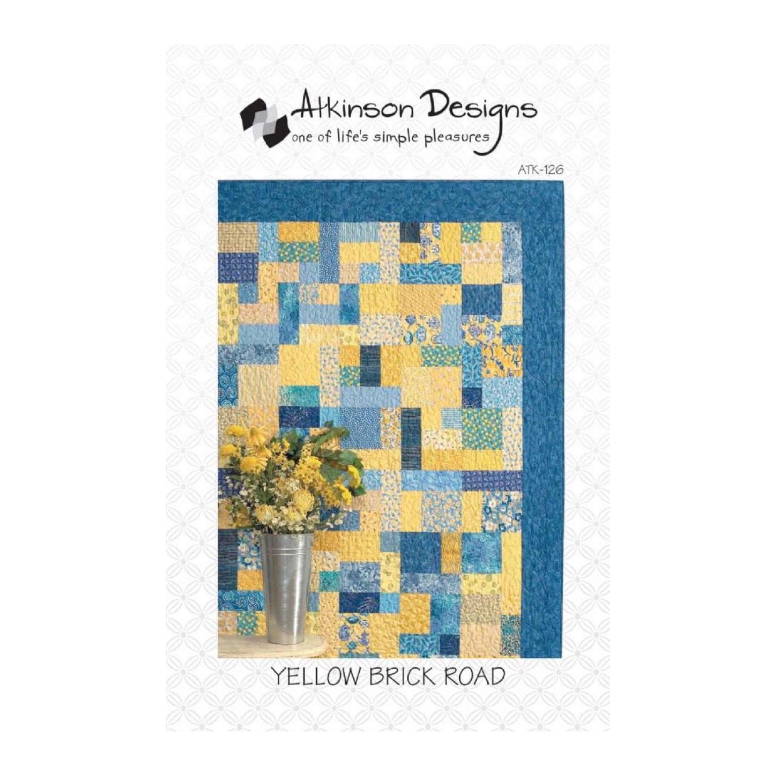 Yellow Brick Road Quilt Pattern-Atkinson Designs-My Favorite Quilt Store