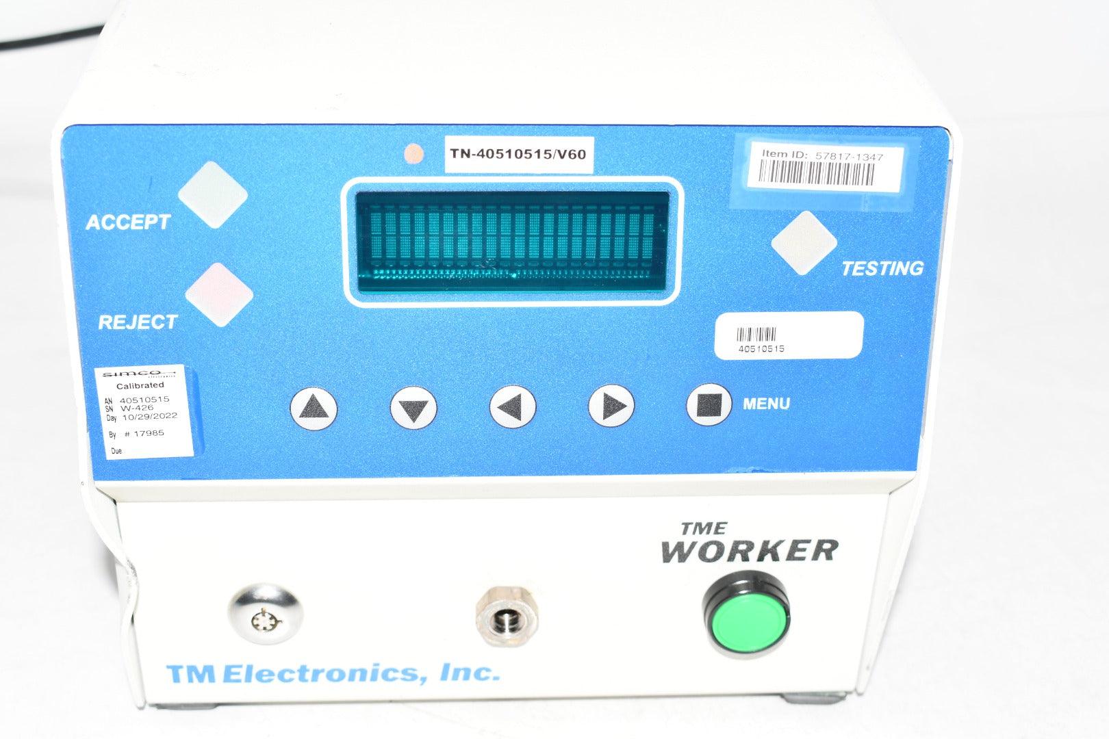 TM Electronics W-L-015 DENTED The Worker 72W Leak & Flow Tester Test System