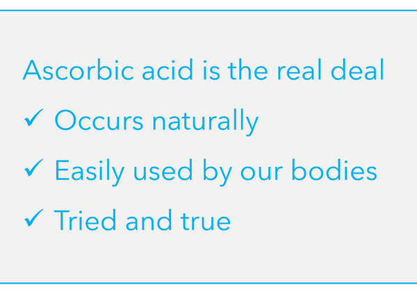 Ascorbic acid is best