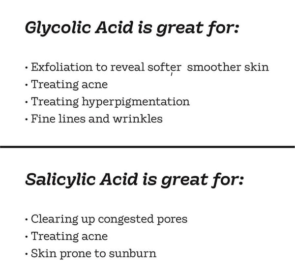 glycolic vs salicylic acid