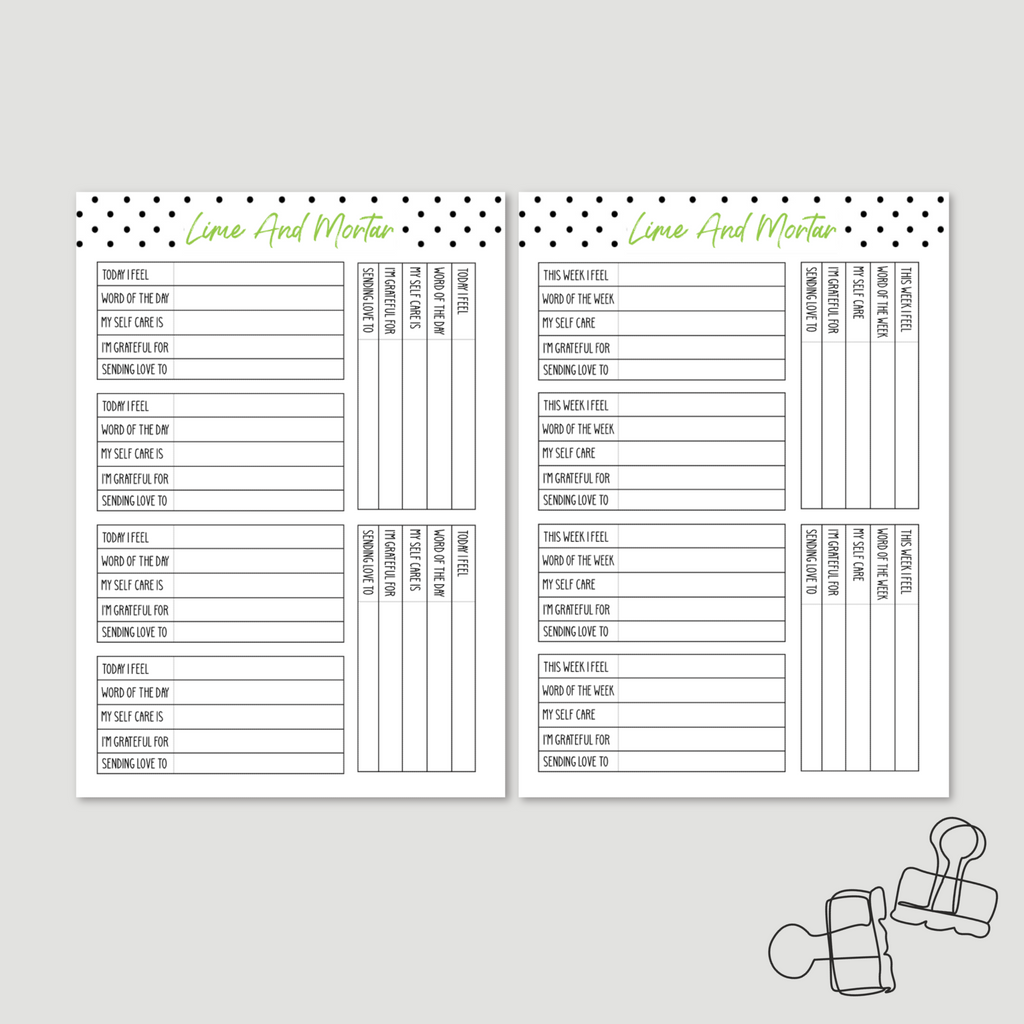 White Month View Day of the Week Cover Planner Stickers for MakseLife –  Knockout Print Shop