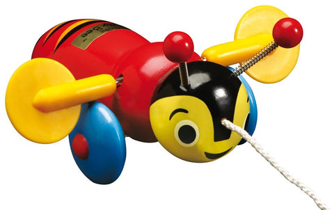 buzzy bee pull along toy