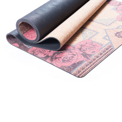 Indian Rose Cork Yoga Mat Earthed Yoga