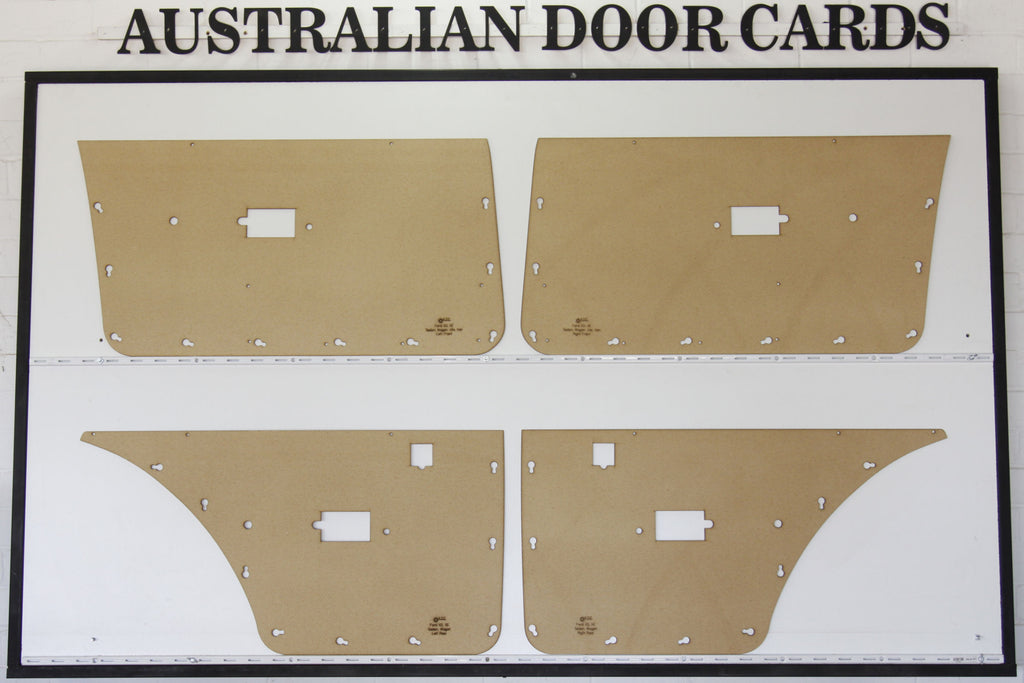 Door Cards Fits Ford Falcon XD XE Sedan Wagon Electric Window Quality Masonite x4