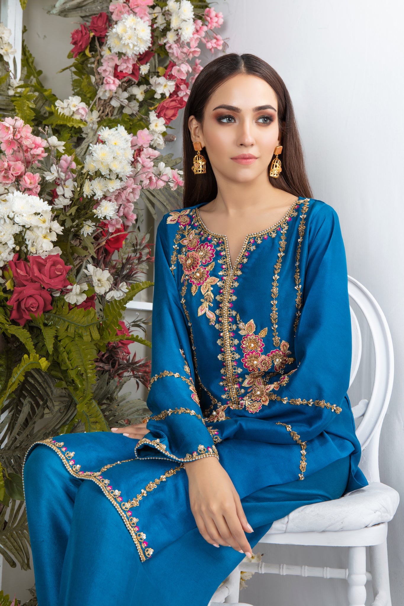 Azure | Pakistani Designer Outfit | Sarosh Salman