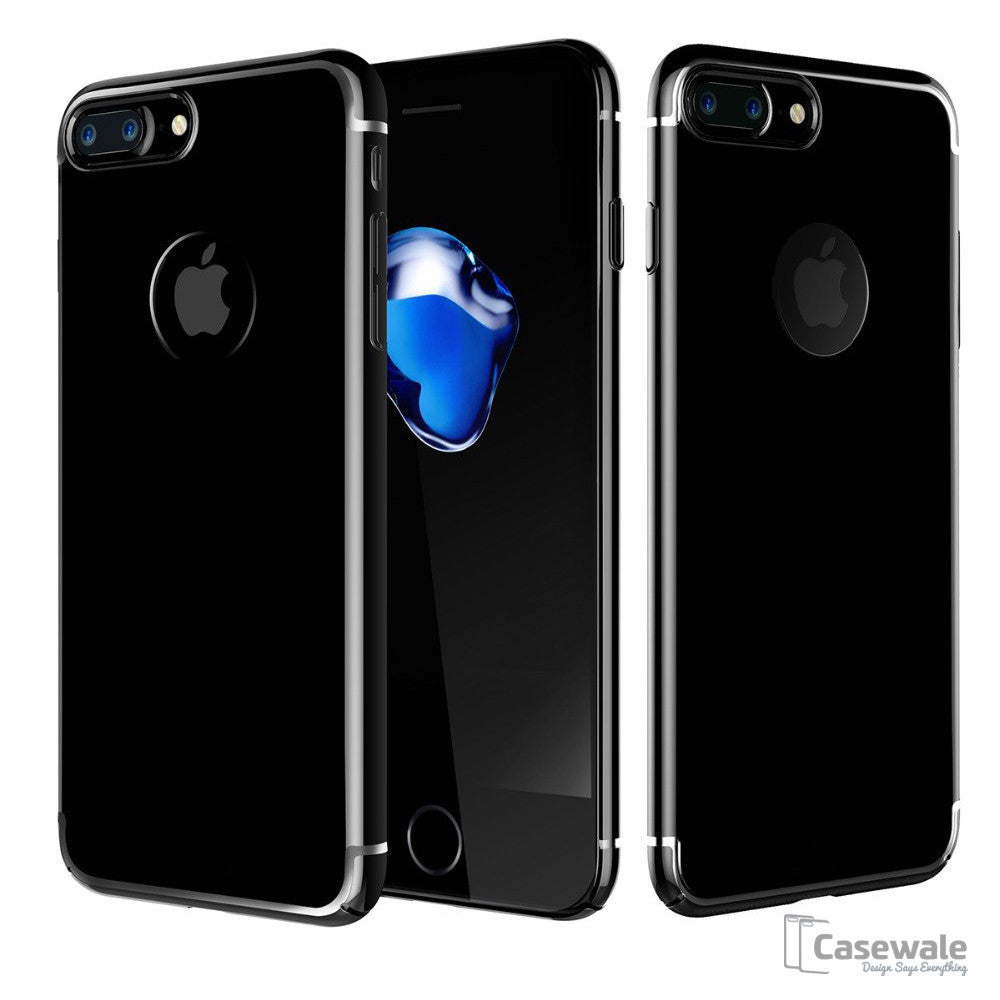 Download Apple iPhone 8, 8 Plus Jet Black Ultra-thin Original PC Hard Cover Cas - Casewale