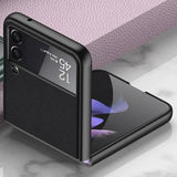 Galaxy Z Flip3 PU Leather Card Slot Wallet Case