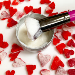 mume solid makeup brush cleanser on valentines day