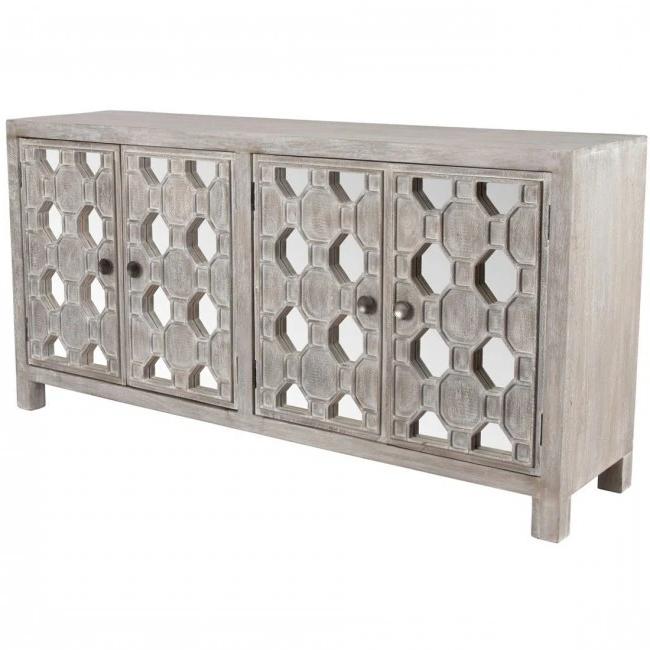 mirrored sideboard