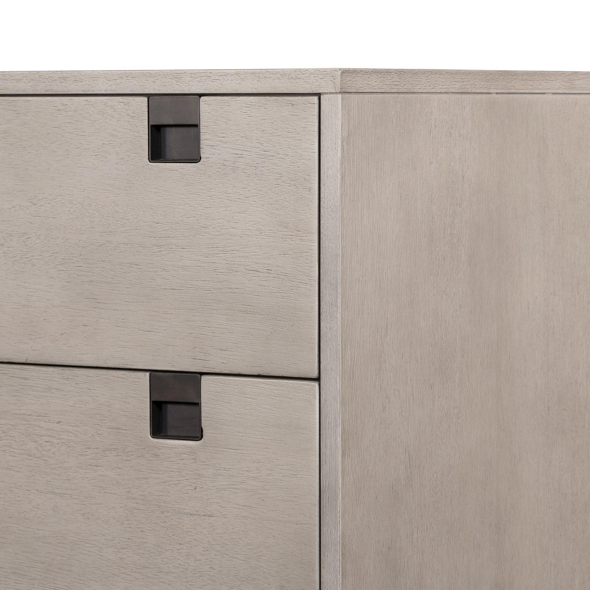 Carly 5 Drawer Dresser Grey Wash