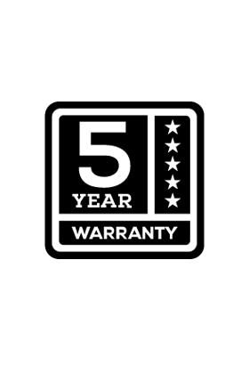 5 Year Warranty