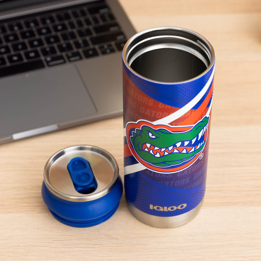 University of Florida® 16 Oz Can- Open View