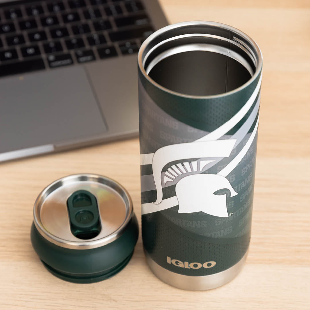 Michigan State University® 16 Oz Can- Open View