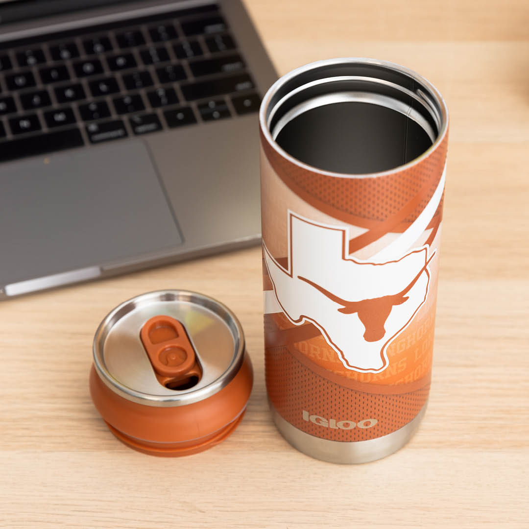 University of Texas 16 Oz Can- Open View