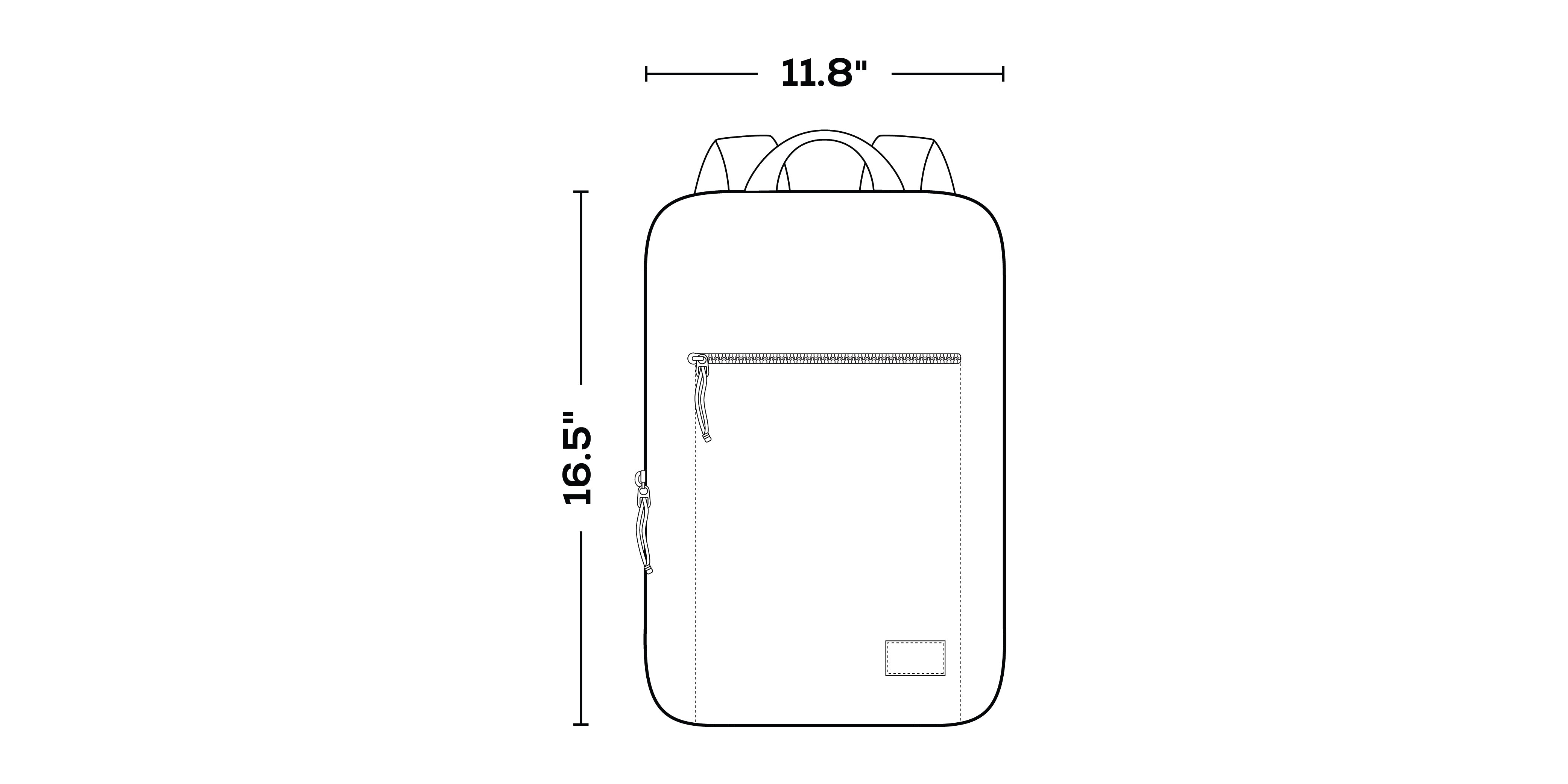 FUNdamentals™ Lotus Cooler Backpack dimensions