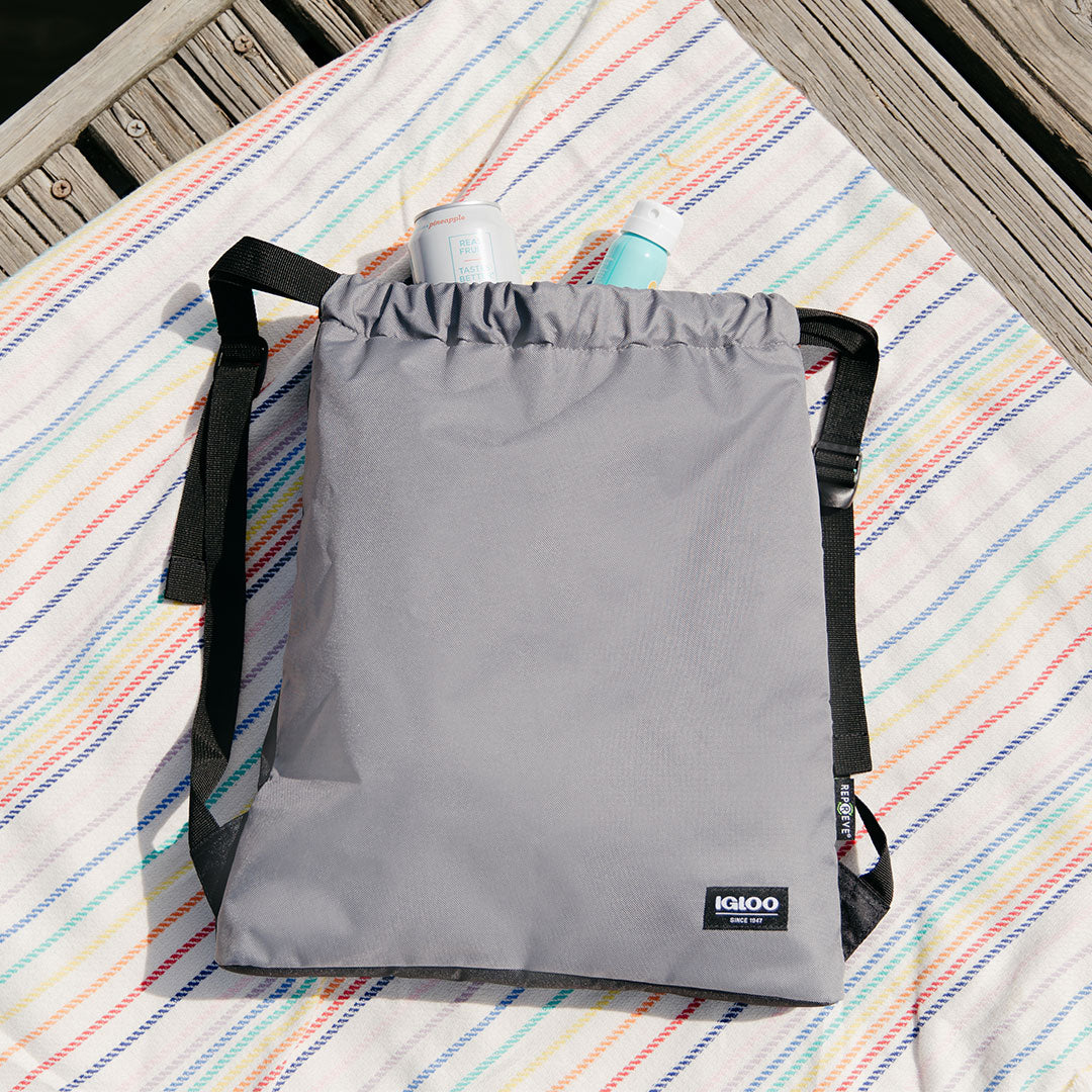 FUNdamentals Cinch Cooler Bag - Shoulder straps view
