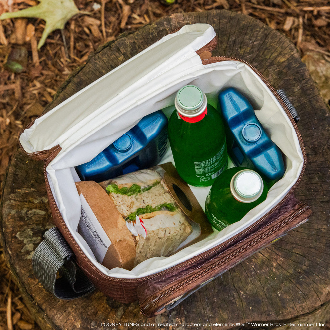 Looney Tunes™ TV Square Lunch Cooler Bag- In Use