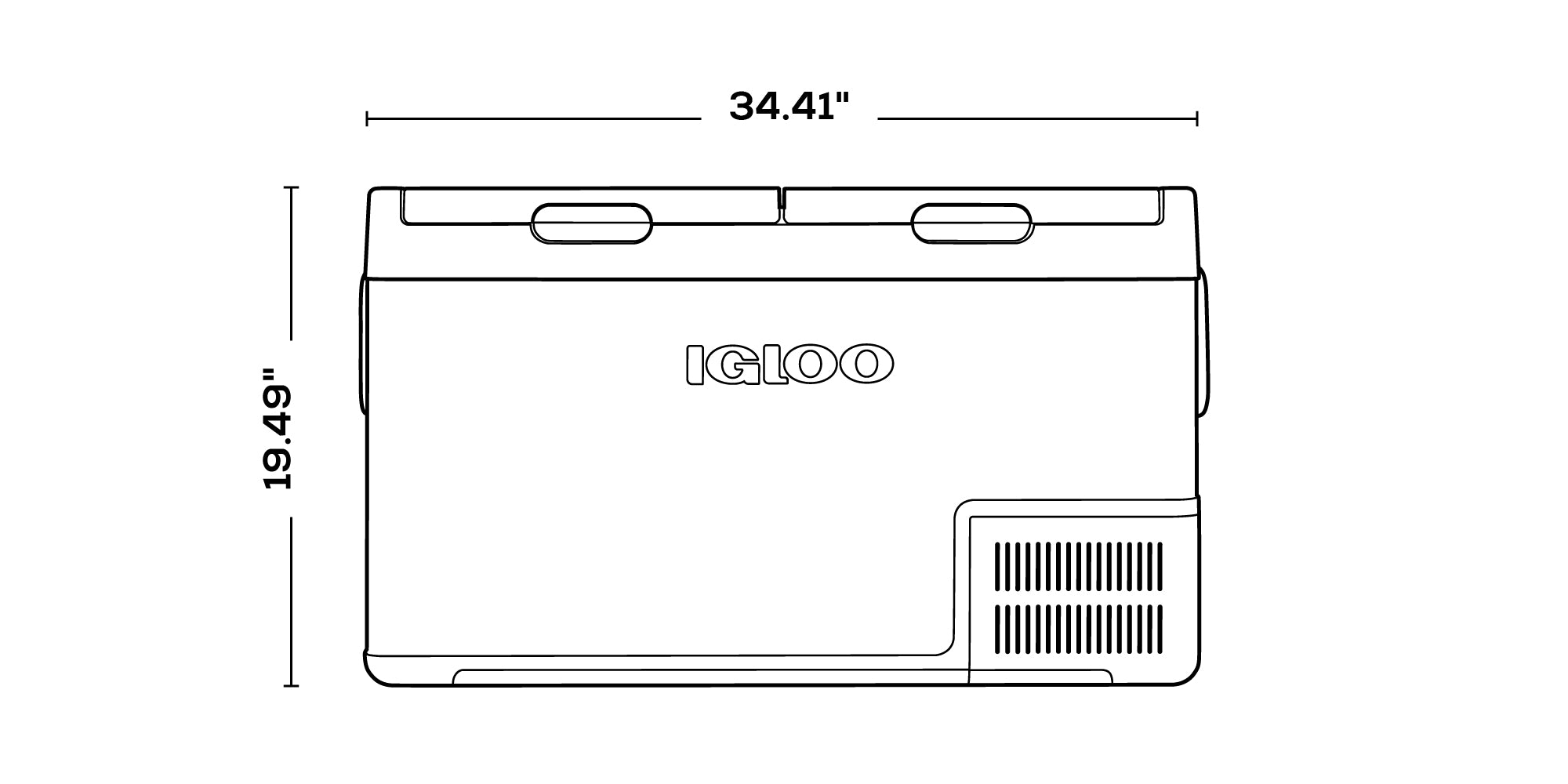 ICF 80DZ dimensions