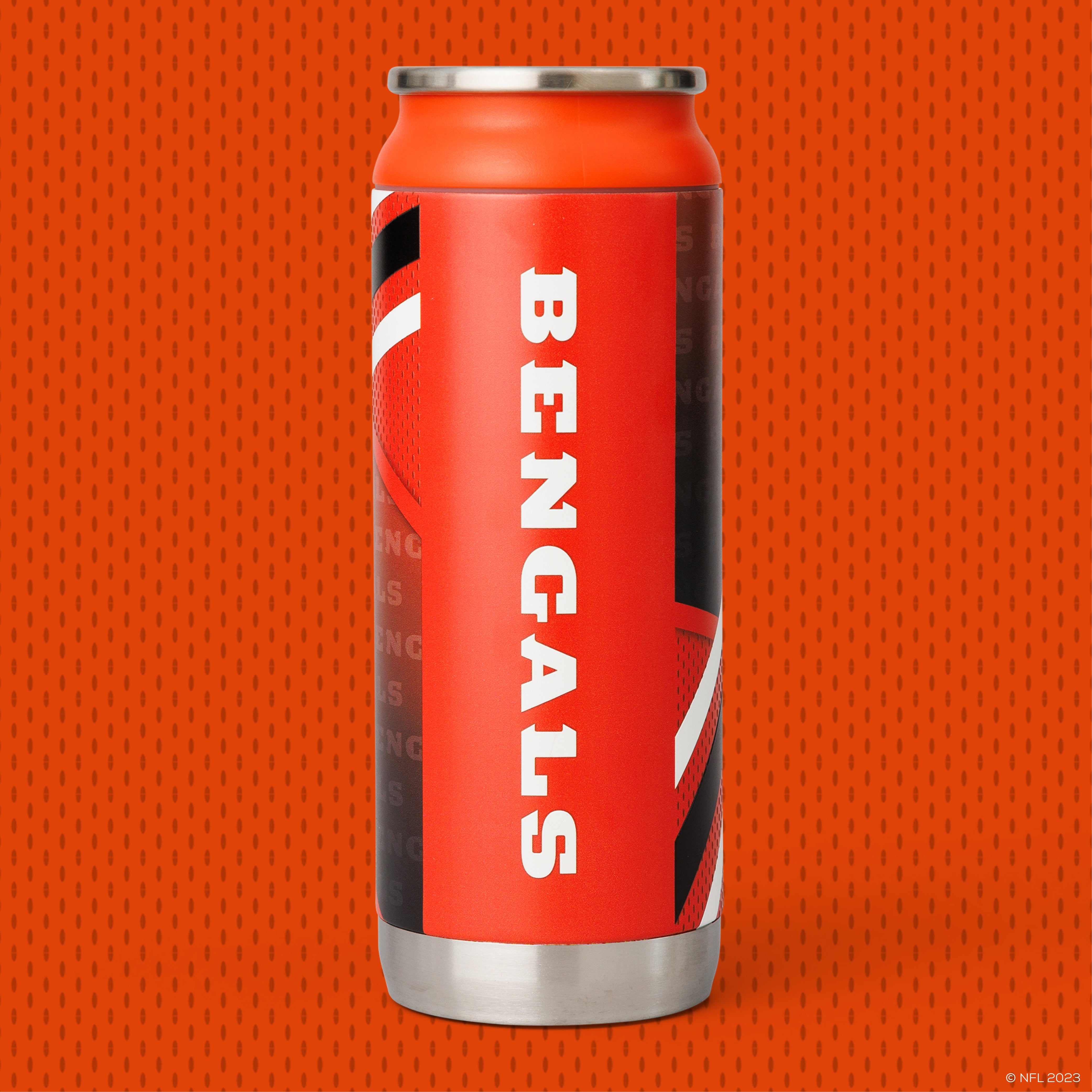 Cincinnati Bengals Travel Tumbler 16oz Stainless Steel Curved - Sports Fan  Shop