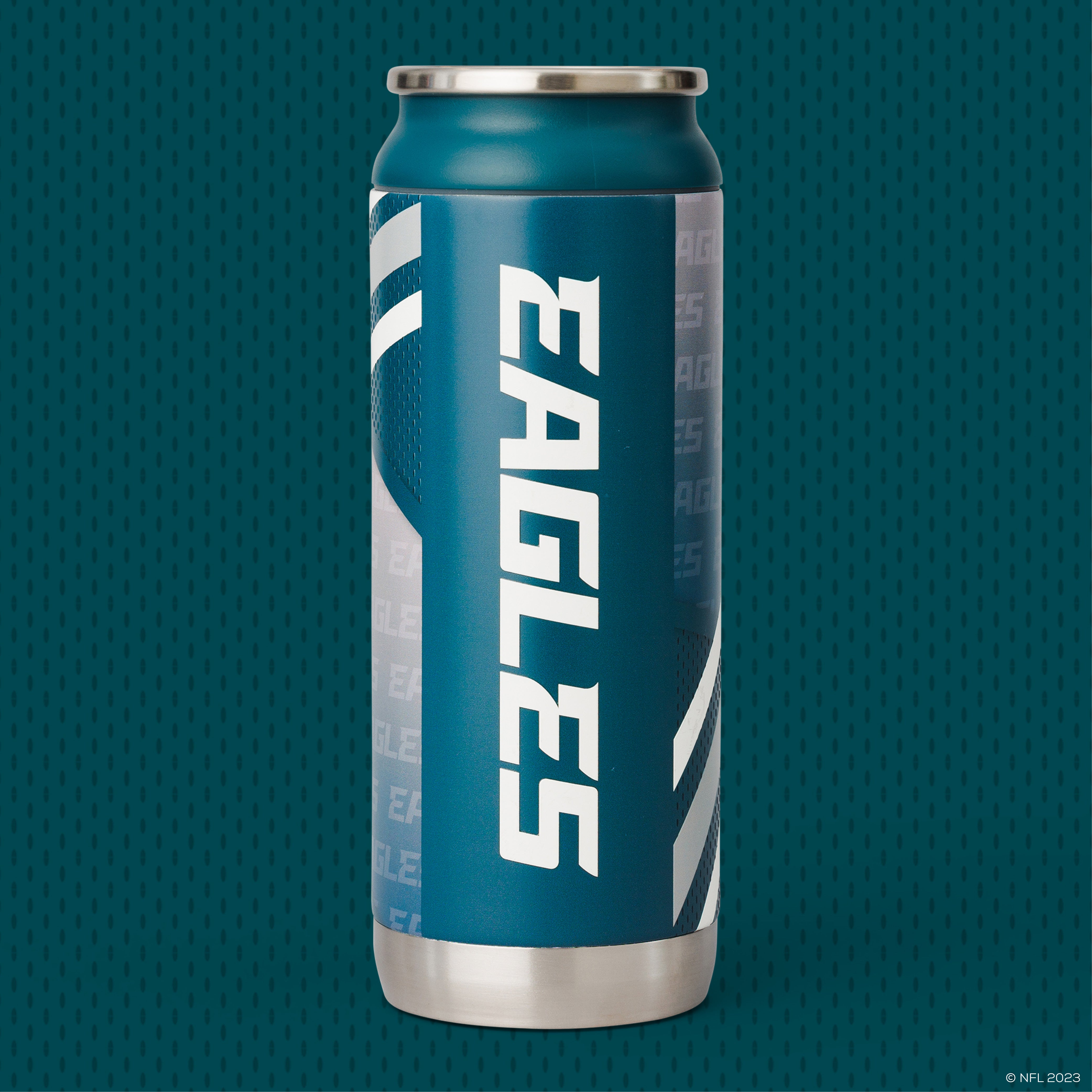 Philadelphia Eagles 16 Oz Can- Front View