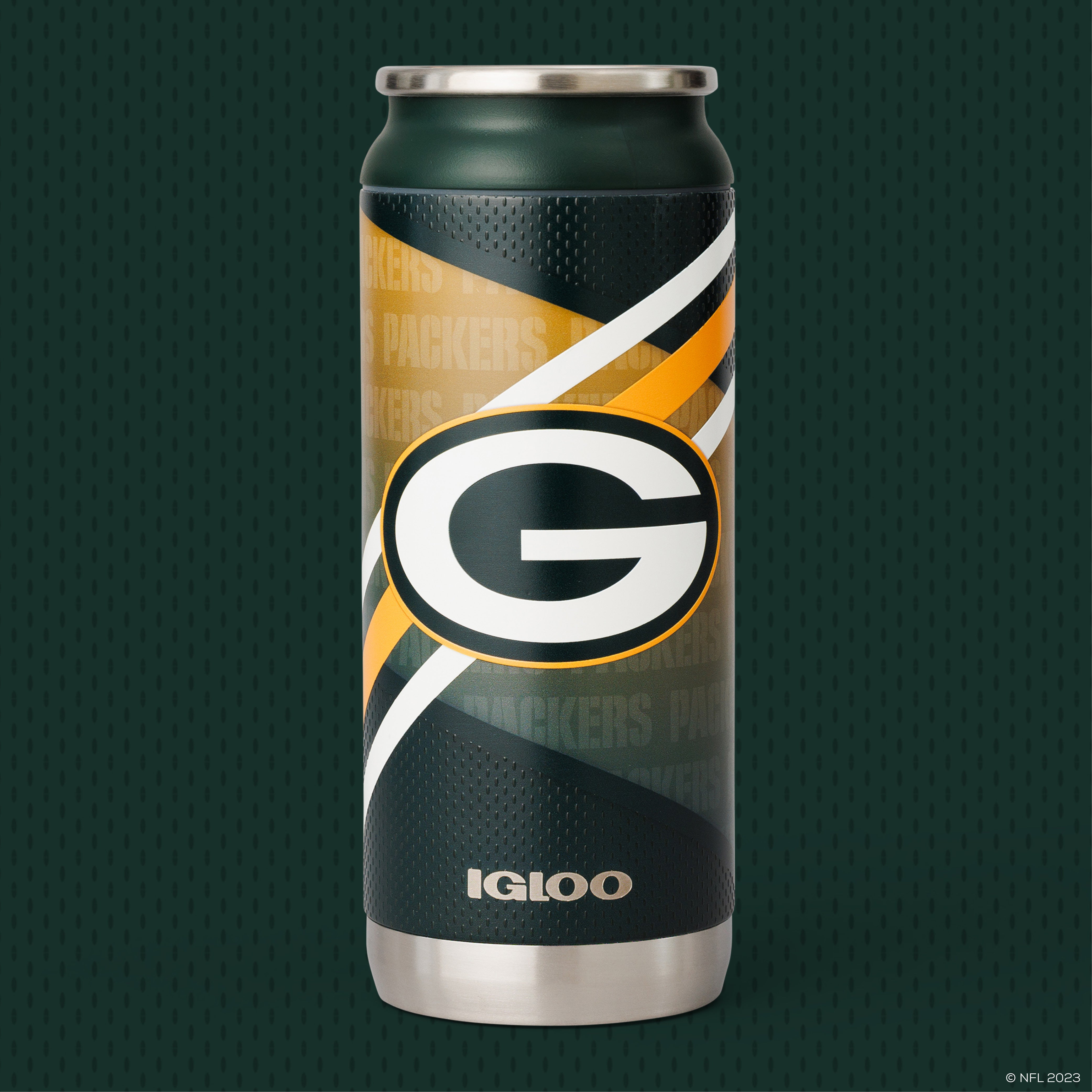 Green Bay Packers 16 Oz Can- Front View