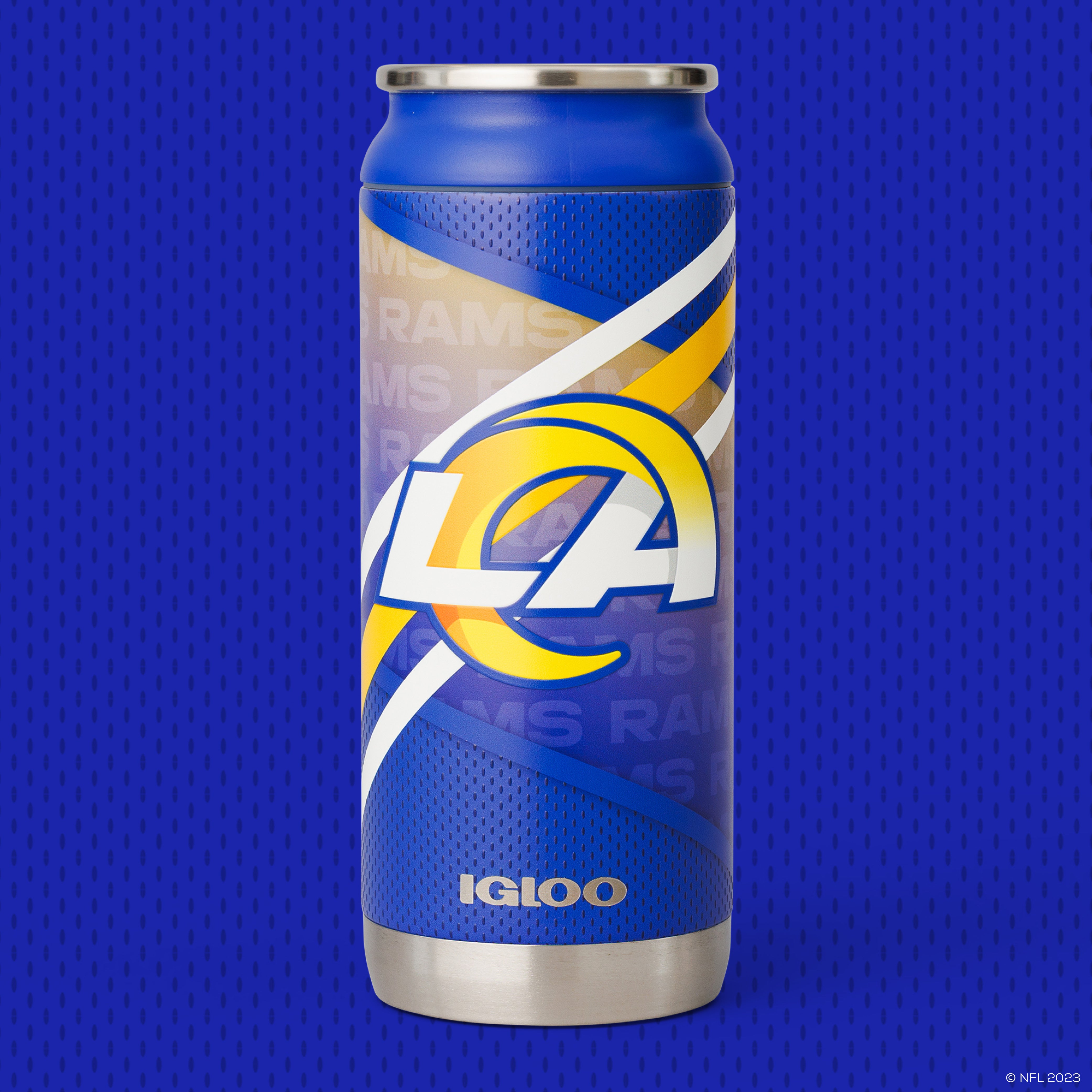 Los Angeles Rams 16 Oz Can- Front View