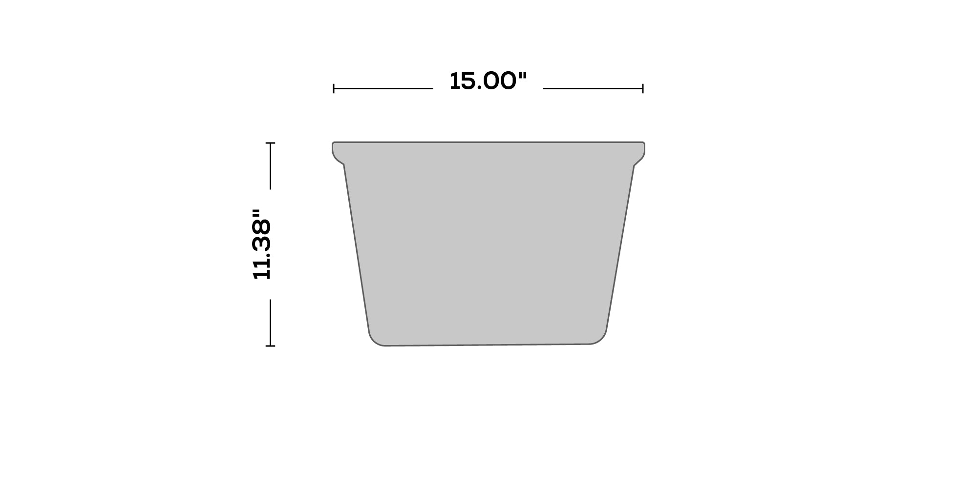 RECOOL<sup>®</sup> 16 Qt Cooler dimensions