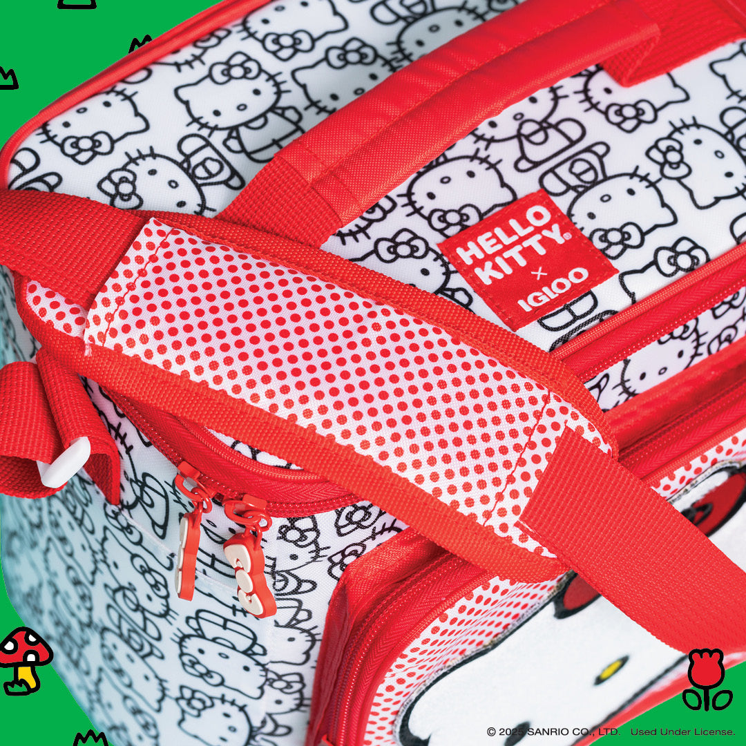 Hello Kitty® Classic Square Lunch Cooler Bag- Strap View