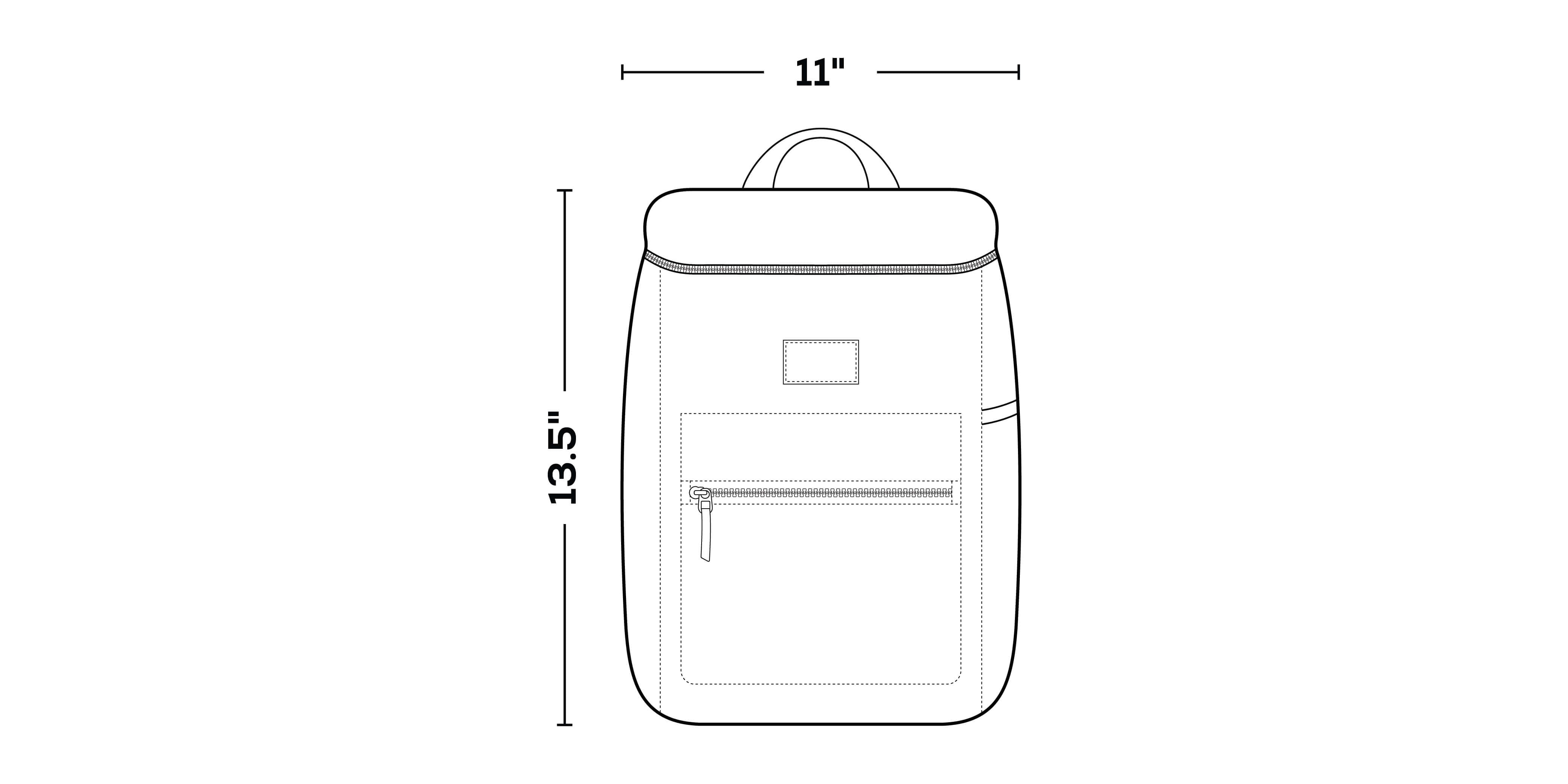 Seabreeze 18-Can Backpack dimensions