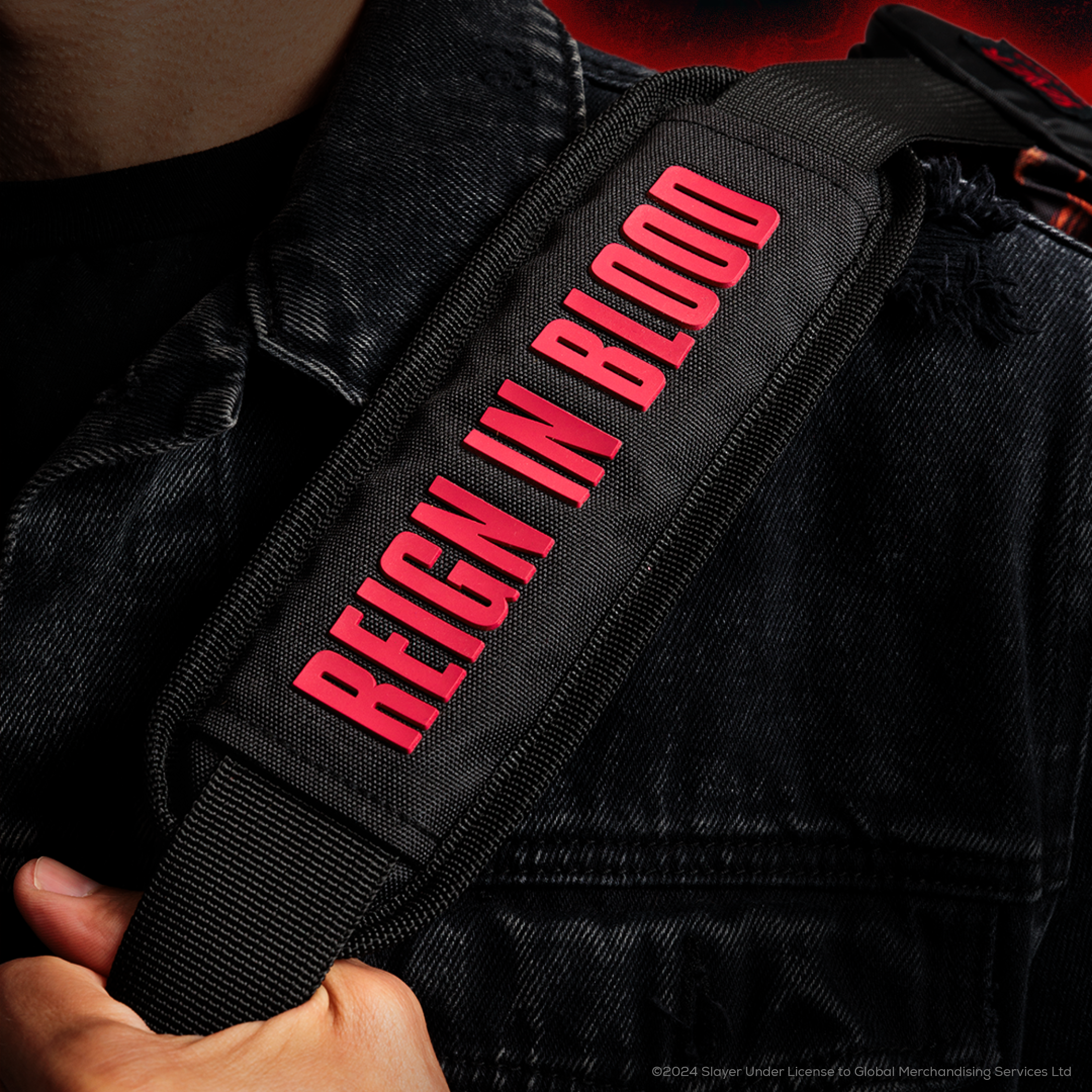 Slayer Reign in Blood Sling- Strap View