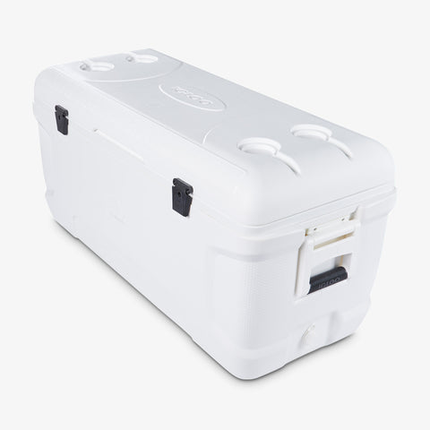 Igloo Glide Pro 110 Qt. 2-Wheeled Cooler, White - Gillman Home Center