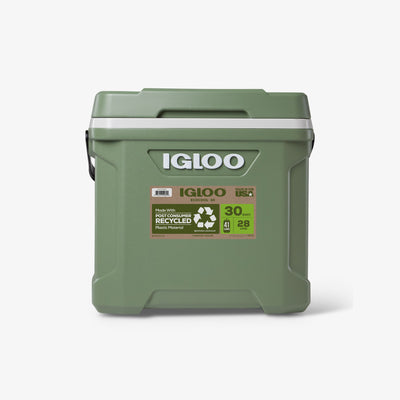 Igloo ECOCOOL Latitude 16 Roller Cooler - 16 qts. Green